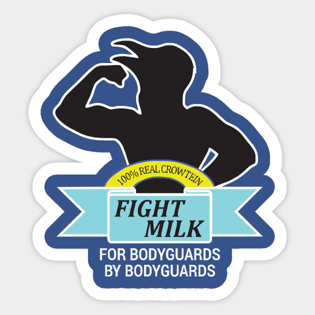 Fight Milk Sticker by kolovose